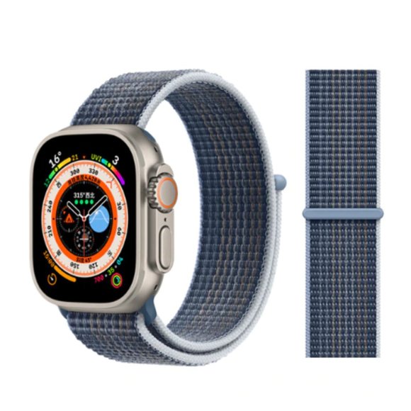 NEW[BAND] Storm Blue Strap Loop For Apple Watch - Picture 1 of 5